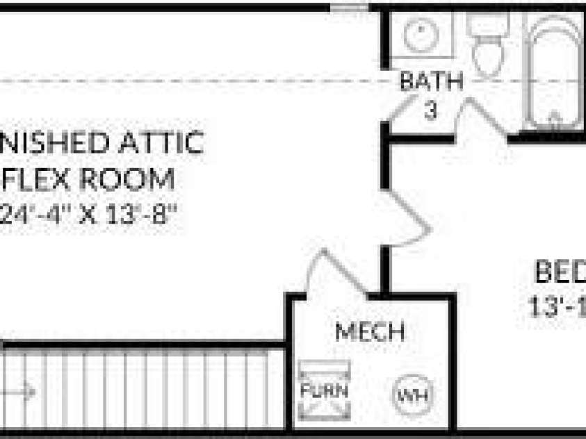 3041 Bent Willow Drive, Indian Trail, NC 28079.  MLS# CAR4291886, YatesRealty ID 35458. Upper Level