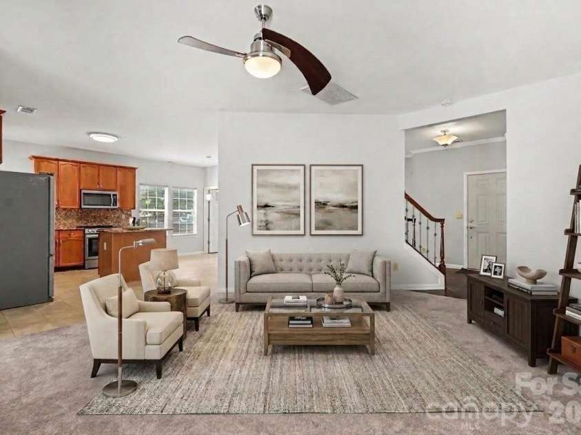9224 Ligon Court, Charlotte, NC 28213.  MLS# CAR4397997, YatesRealty ID 35465. Virtually staged
