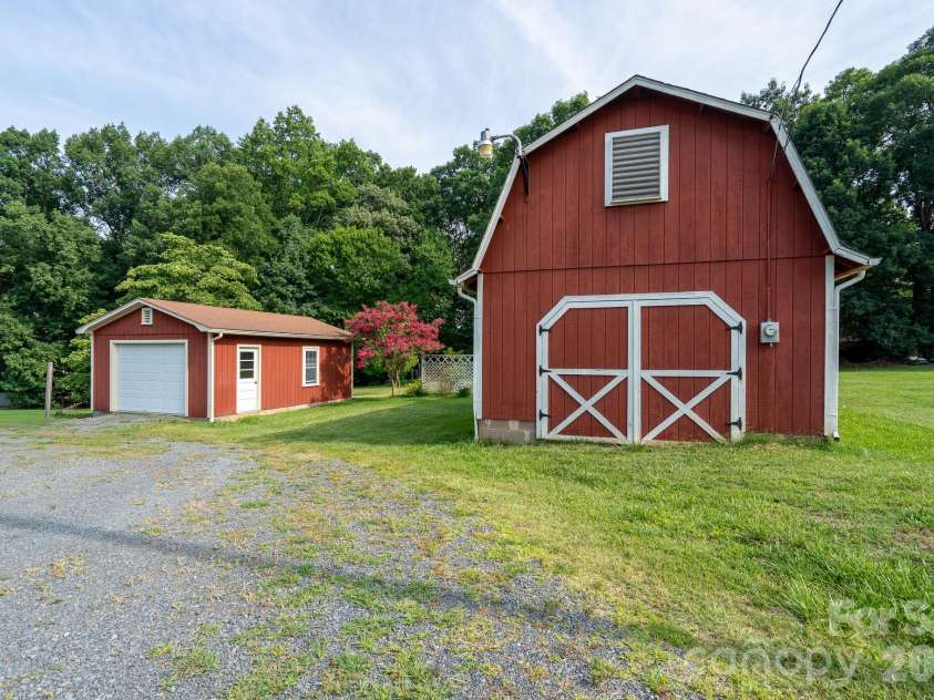 122 Lowder Road, Albemarle, NC 28001.  MLS# CAR4400819, YatesRealty ID 35467. Barn with loft area and detached garage/workshop