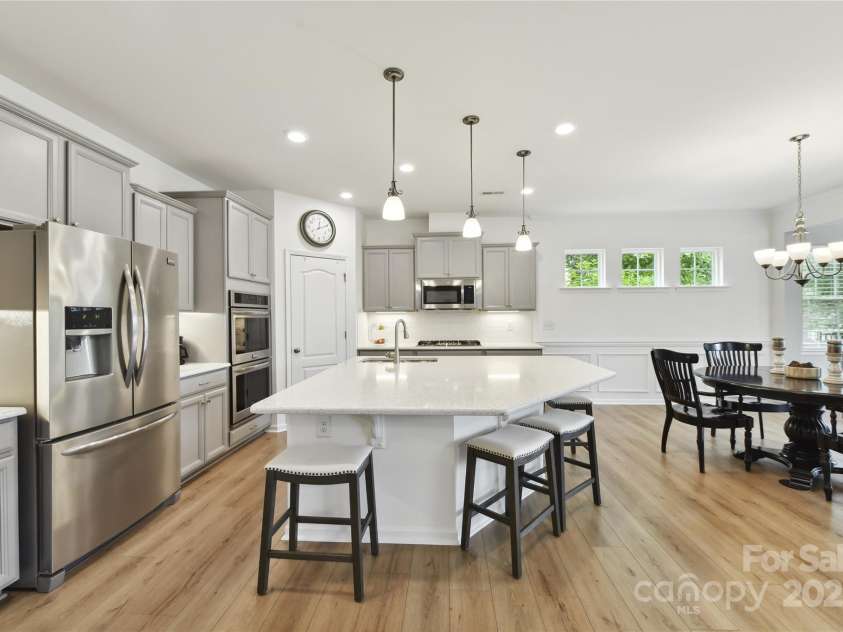 200 Sweet Briar Drive, Indian Land, SC 29707.  MLS# CAR4265722, YatesRealty ID 35484. This kitchen is outstanding with its large island with seating.