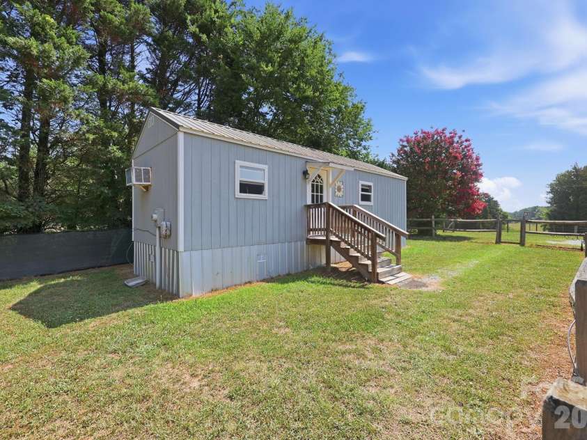 4650 NC 801 Highway, Woodleaf, NC 27054.  MLS# CAR4399692, YatesRealty ID 35485. Tiny home