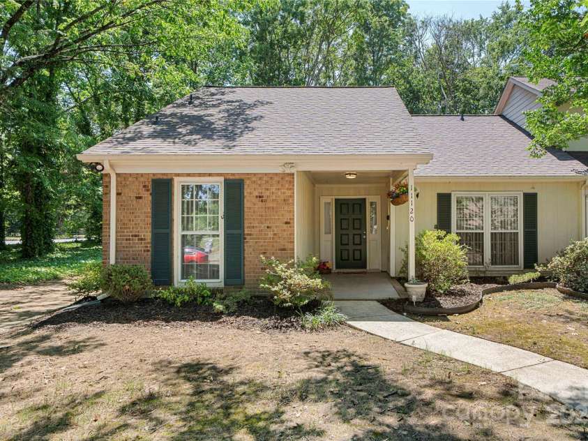 11120 Michaelangelo Court, Charlotte, NC 28226.  MLS# CAR4285230, YatesRealty ID 35495. View of front exterior