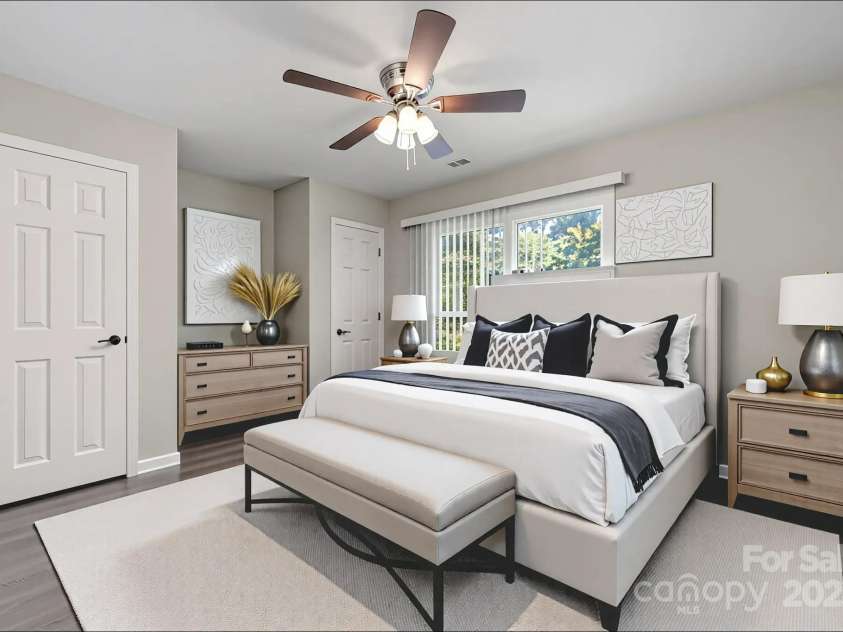 11120 Michaelangelo Court, Charlotte, NC 28226.  MLS# CAR4285230, YatesRealty ID 35495. Virtually staged Bedroom #2