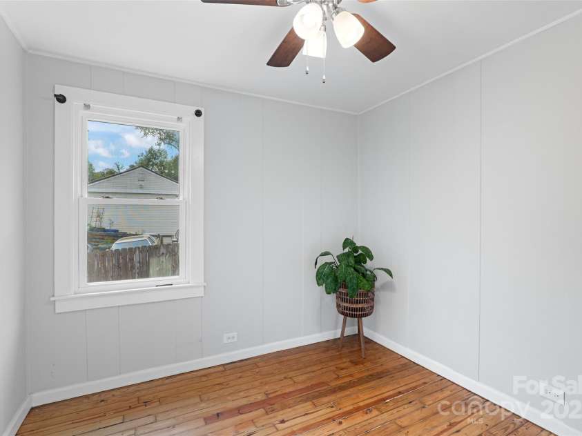 364 State Street, Asheville, NC 28806.  MLS# CAR4294913, YatesRealty ID 35499. Bedroom 2, refinished floors, fresh paint