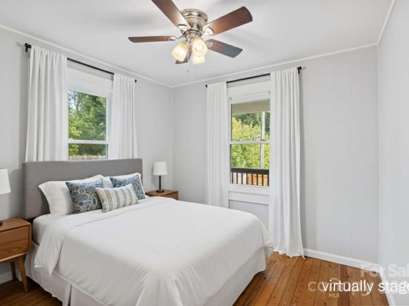 364 State Street, Asheville, NC 28806.  MLS# CAR4294913, YatesRealty ID 35499. Virtually staged front bedroom