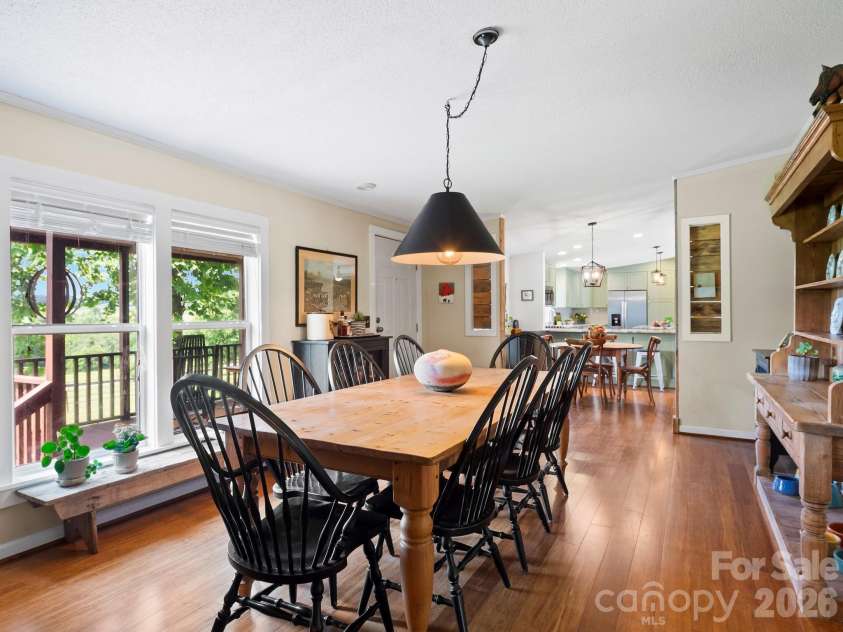 1541 Sandy Springs Road, Rutherfordton, NC 28139.  MLS# CAR4400056, YatesRealty ID 35508. Dining room