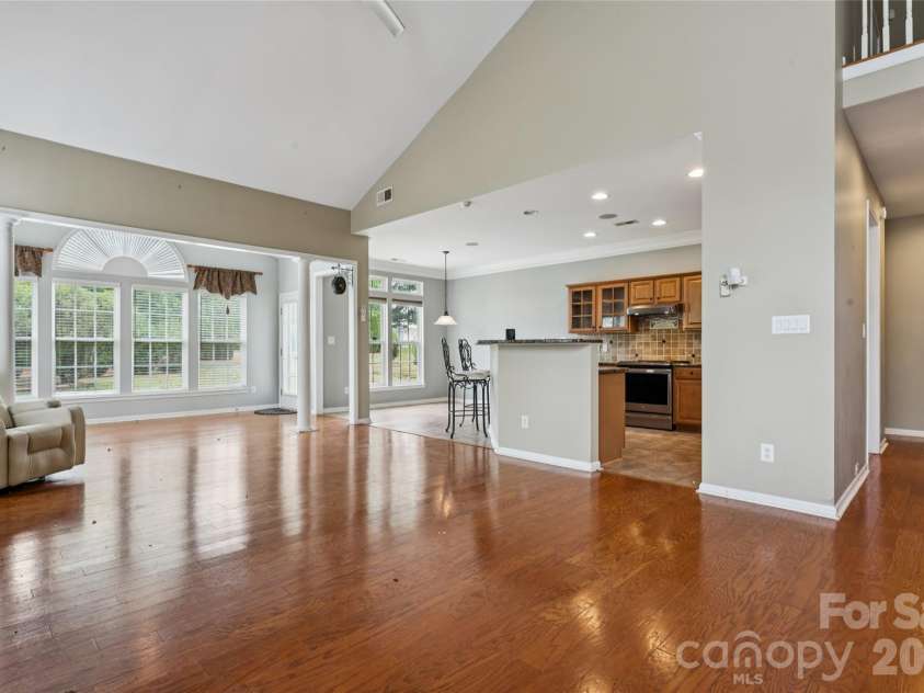 205 Pine Lake Drive, Monroe, NC 28110.  MLS# CAR4397969, YatesRealty ID 35521. Main floor Living Area