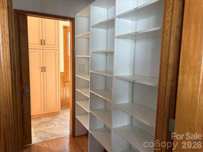 519 South Street, Davidson, NC 28036.  MLS# CAR4400565, YatesRealty ID 35525. Walk-thru Kitchen Pantry