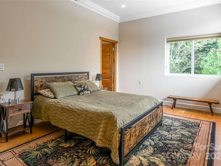 315 Earlys Mountain Road, Leicester, NC 28748.  MLS# CAR4295001, YatesRealty ID 35531. Second bedroom