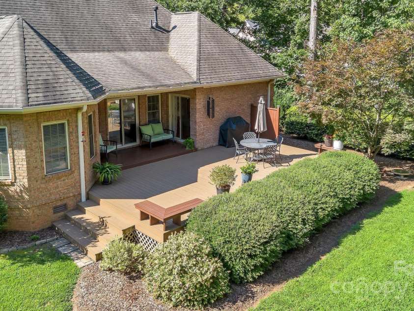 101 Cabana Drive, Mooresville, NC 28117.  MLS# CAR4293731, YatesRealty ID 35535. Award winning backyard and deck area