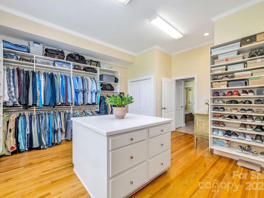 101 Cabana Drive, Mooresville, NC 28117.  MLS# CAR4293731, YatesRealty ID 35535. Largest walk in closet that you'll find. This definitely qualifies as a dressing room.