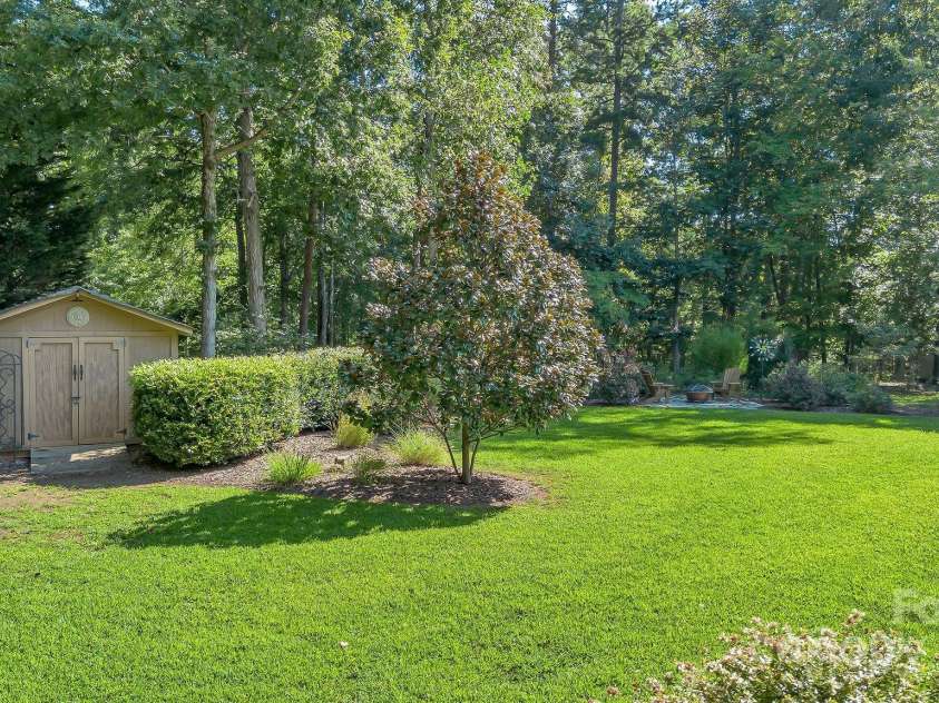 101 Cabana Drive, Mooresville, NC 28117.  MLS# CAR4293731, YatesRealty ID 35535. Small shed for yard tools