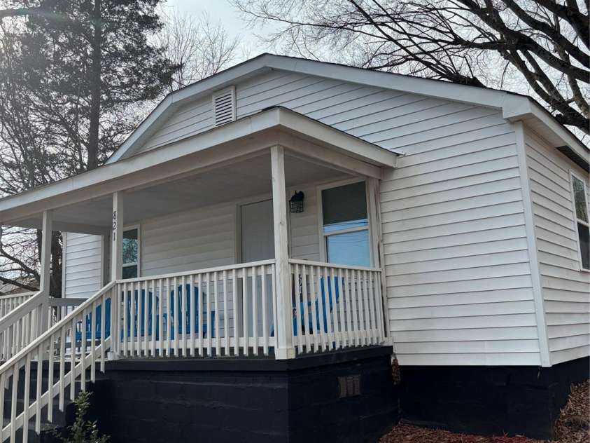 821 First Street, Kings Mountain, NC 28086.  MLS# CAR4395596, YatesRealty ID 35542. Exterior front view