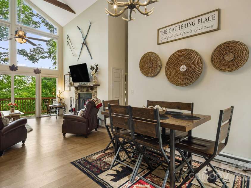 103 Maple Lane, Beech Mountain, NC 28604.  MLS# CAR4284686, YatesRealty ID 35546. Dining Room