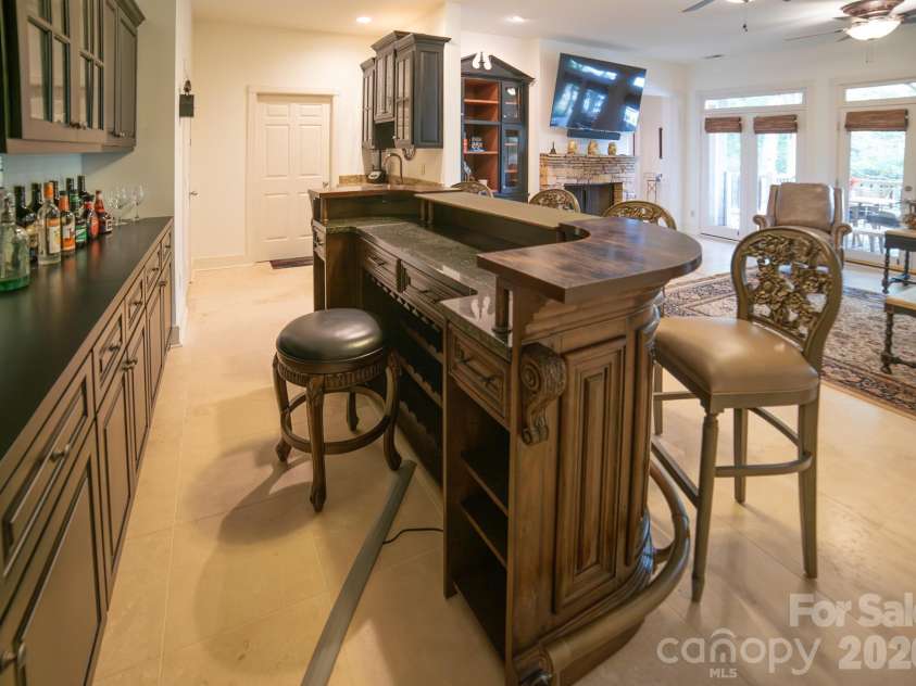 1513 Brentwood Place, Morganton, NC 28655.  MLS# CAR4307275, YatesRealty ID 35546. Bar Area on lower level.