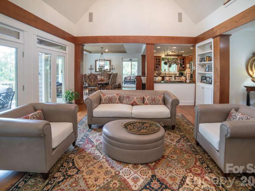 1513 Brentwood Place, Morganton, NC 28655.  MLS# CAR4307275, YatesRealty ID 35546. Great Room flowing into Dining and Kitchen.