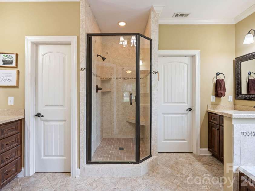 708 Cedar Hill Drive, Shelby, NC 28152.  MLS# CAR4400566, YatesRealty ID 35550. Primary bathroom