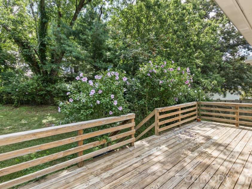 17 Rhododendron Place, Asheville, NC 28805.  MLS# CAR4399647, YatesRealty ID 35559. Back deck - private and perfect for relaxing