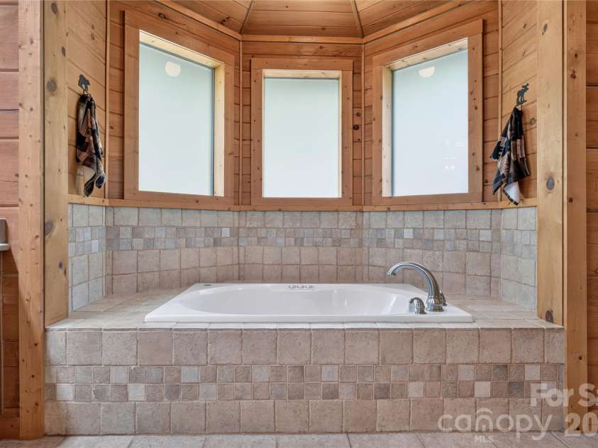 335 Whites Lake Boulevard, Saluda, NC 28773.  MLS# CAR4390961, YatesRealty ID 35568. Primary tub.