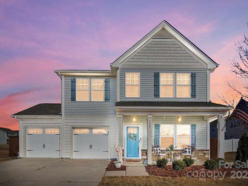 316 Gentle Bend Cove, Locust, NC 28097.  MLS# CAR4332401, YatesRealty ID 3557. 