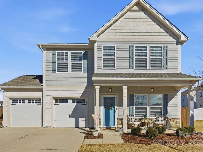 316 Gentle Bend Cove, Locust, NC 28097.  MLS# CAR4332401, YatesRealty ID 3557. 