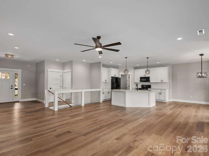 105 Sheila Wynne Drive, Hendersonville, NC 28732.  MLS# CAR4394668, YatesRealty ID 35580. Open main level
