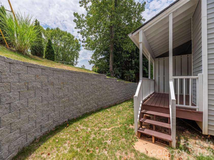 1 Willoughby Run Drive, Asheville, NC 28803.  MLS# CAR4400117, YatesRealty ID 35583. Another Rear View of the Deck