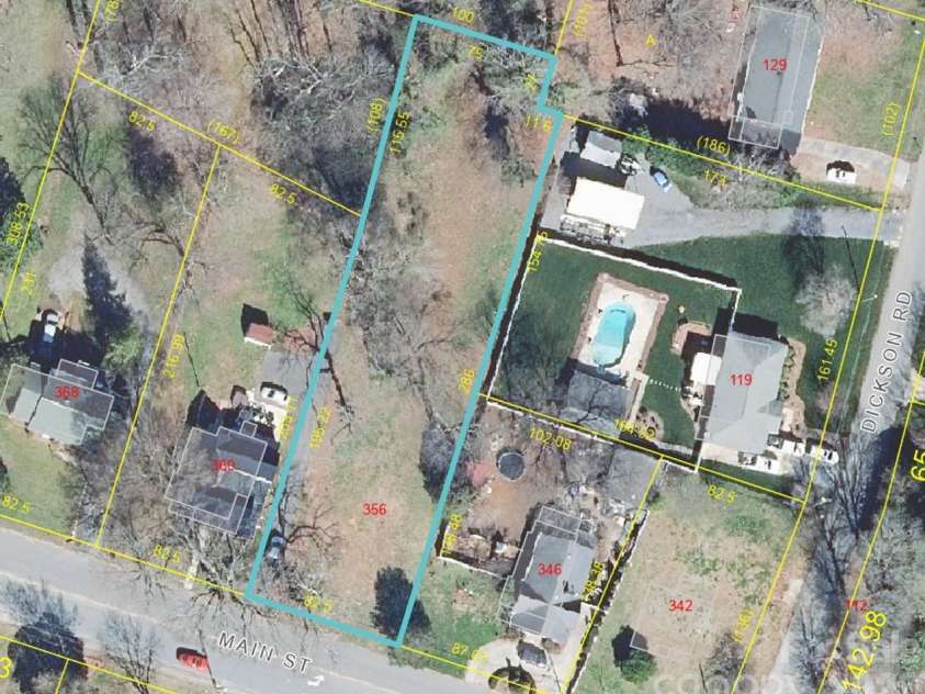 356 Main Street, McAdenville, NC 28101.  MLS# CAR4315707, YatesRealty ID 3559. Spacious, over half-acre lot with a deep backyard—perfect for outdoor entertaining, gatherings, and room to spread out