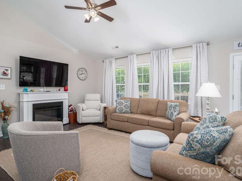 4164 Olivers Cross Road, Newton, NC 28658.  MLS# CAR4401217, YatesRealty ID 35597. Beautiful windows to view the backyard, which borders a tree farm