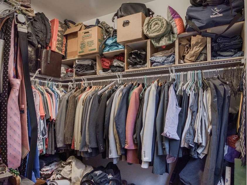 7838 Oren Stephens Road, Hickory, NC 28602.  MLS# CAR4208247, YatesRealty ID 3561. Master Bedroom closet