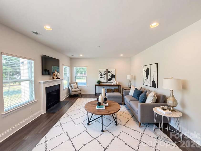 1908 Cantrell Court, Matthews, NC 28104.  MLS# CAR4401557, YatesRealty ID 35619. Virtually staged