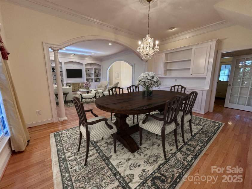 1419 Ridge Street, Albemarle, NC 28001.  MLS# CAR4236002, YatesRealty ID 3562. Dining room... virtually staged