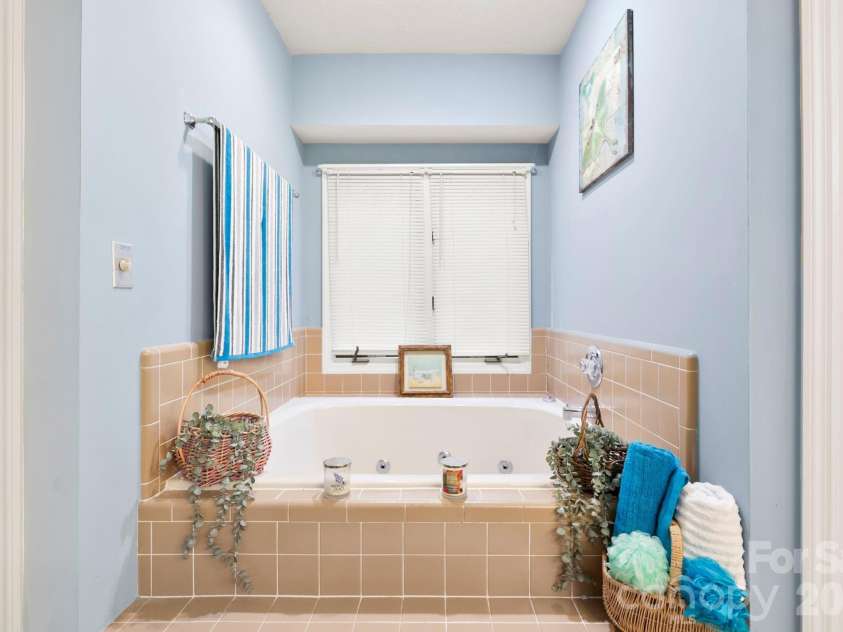 446 Silver Fox Lane, Pisgah Forest, NC 28768.  MLS# CAR4360860, YatesRealty ID 35629. Primary Soaker Tub