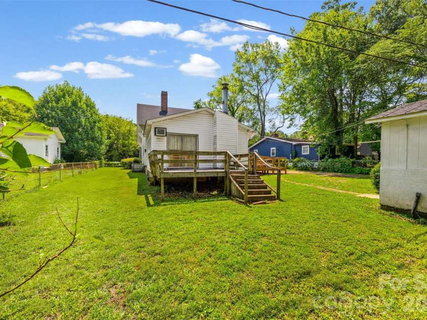 14 Barrow Street, Rock Hill, SC 29730.  MLS# CAR4401300, YatesRealty ID 35645. Large back yard.