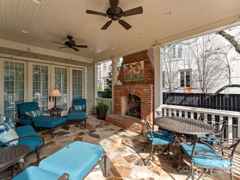 1972 Maryland Avenue, Charlotte, NC 28209.  MLS# CAR4231963, YatesRealty ID 3566. Covered Porch off Kitchen and Primary Bedroom