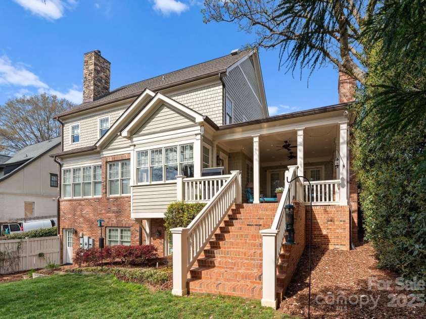 1972 Maryland Avenue, Charlotte, NC 28209.  MLS# CAR4231963, YatesRealty ID 3566. Rear Exterior