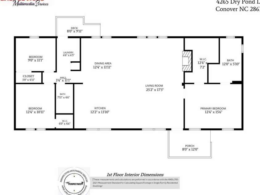 4265 Dry Pond Lane, Conover, NC 28613.  MLS# CAR4396128, YatesRealty ID 35668. Floor plan