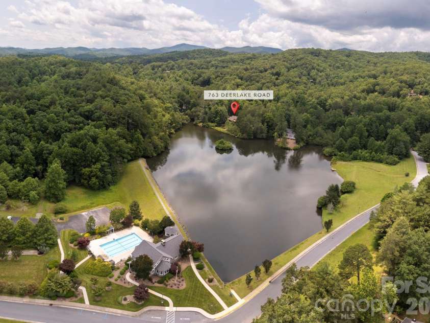 763 Deerlake Road, Brevard, NC 28712.  MLS# CAR4390981, YatesRealty ID 35678. 