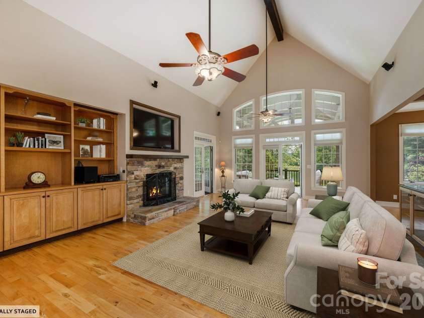 763 Deerlake Road, Brevard, NC 28712.  MLS# CAR4390981, YatesRealty ID 35678. Virtually staged