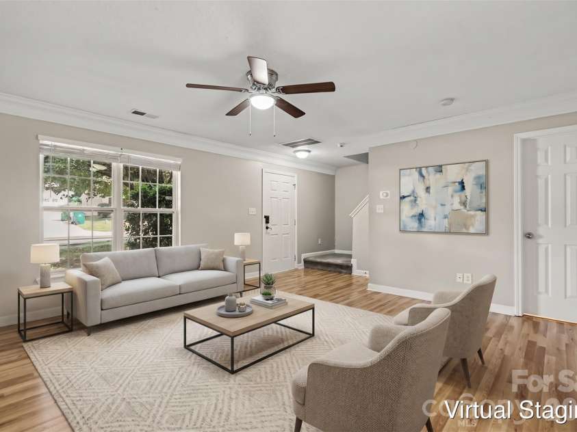 1029 Jordans Pond Lane, Charlotte, NC 28214.  MLS# CAR4395979, YatesRealty ID 35715. Virtually Staged
