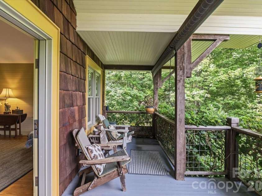 128 Barnet Mountain Drive, Marshall, NC 28753.  MLS# CAR4390222, YatesRealty ID 35721. Enjoy star gazing from the upper level porch