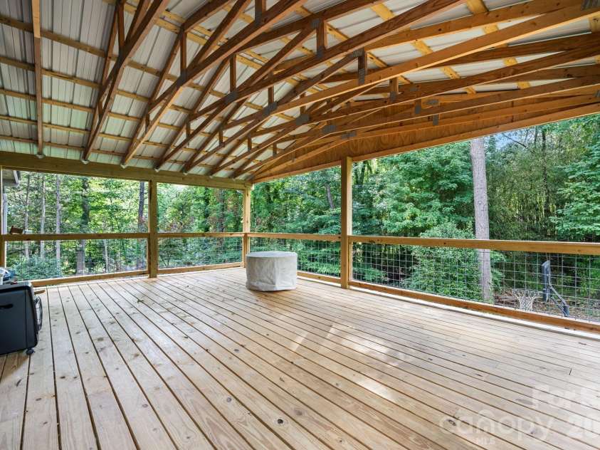 3466 Dry Ponds Road, Granite Falls, NC 28630.  MLS# CAR4393948, YatesRealty ID 35722. Covered deck