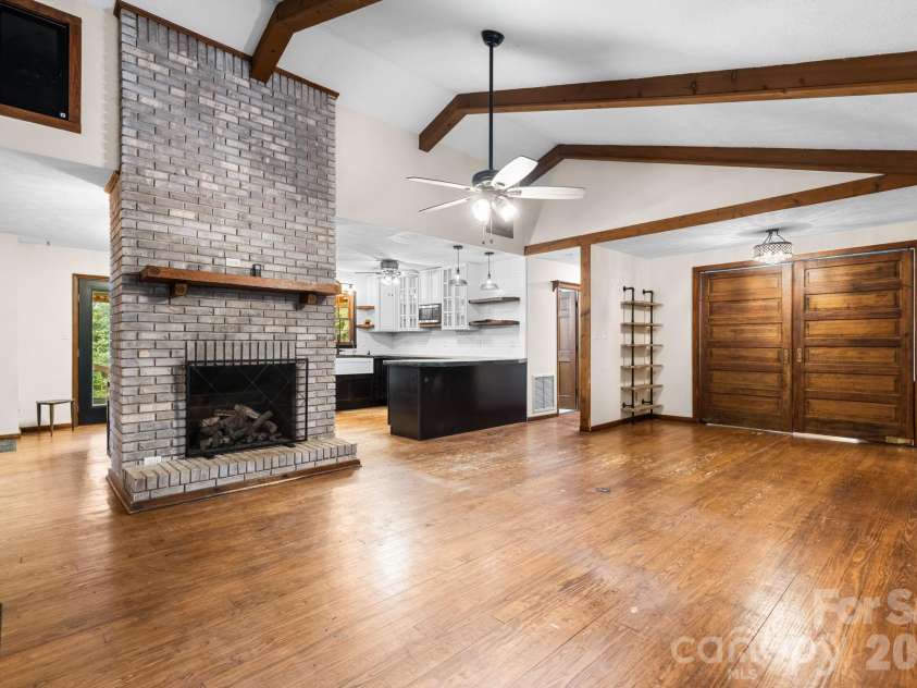 3466 Dry Ponds Road, Granite Falls, NC 28630.  MLS# CAR4393948, YatesRealty ID 35722. Gas fireplace