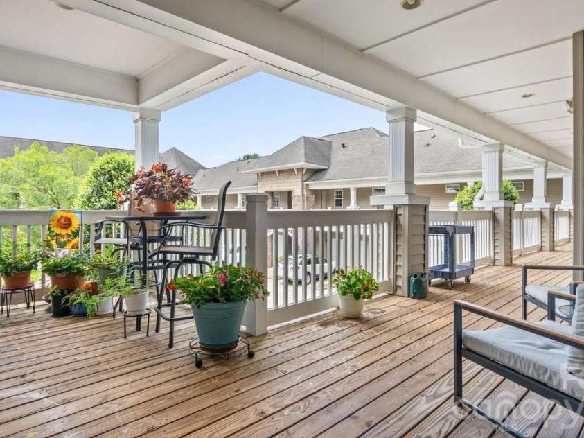 9069 Rosalyn Glen Road, Cornelius, NC 28031.  MLS# CAR4395009, YatesRealty ID 35726. Front Patio Area