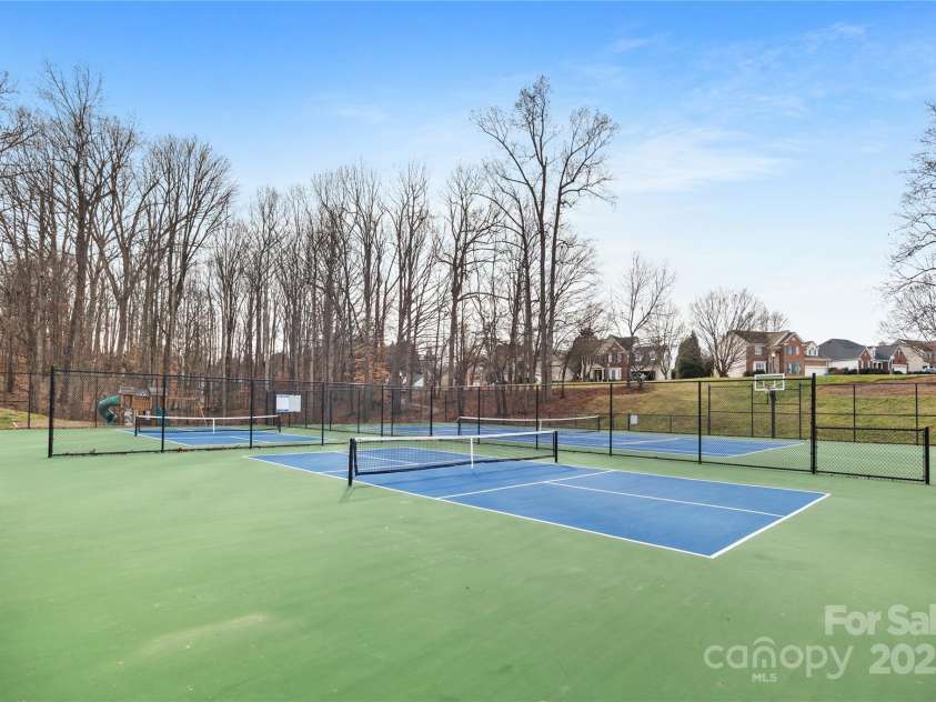 112 Fransher Lane, Mooresville, NC 28117.  MLS# CAR4331248, YatesRealty ID 3573. Neighborhood pickleball, tennis and basketball courts