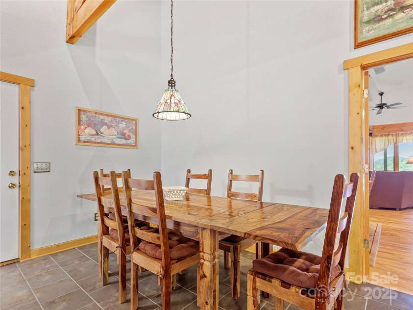 263 Wolf Mountain Road, Green Mountain, NC 28740.  MLS# CAR4148202, YatesRealty ID 3574. Breakfast room