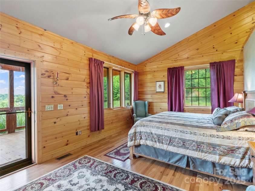 263 Wolf Mountain Road, Green Mountain, NC 28740.  MLS# CAR4148202, YatesRealty ID 3574. Primary bedroom