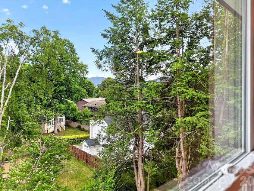88 Walker Street, Black Mountain, NC 28711.  MLS# CAR4393259, YatesRealty ID 35747. View from Den on second level