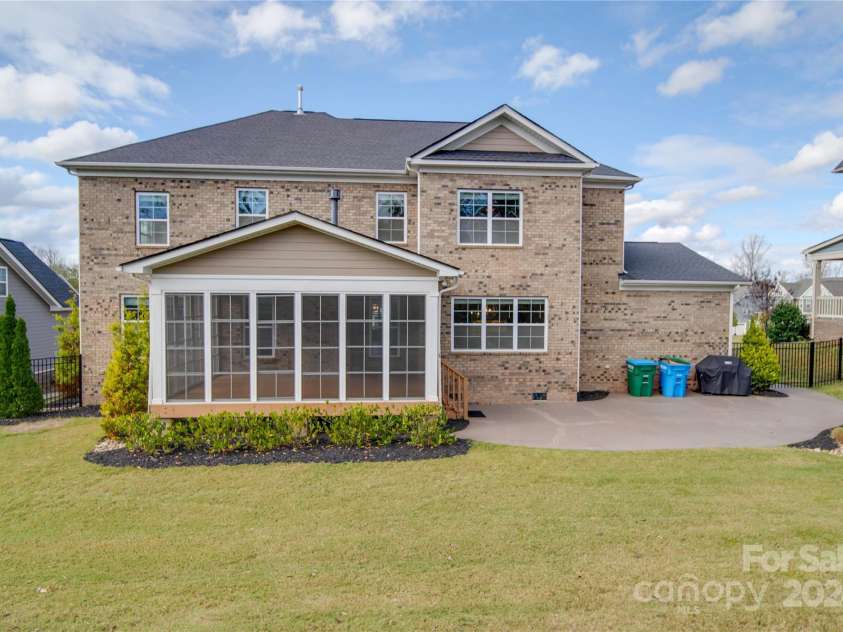 10881 Greenvale Drive, Harrisburg, NC 28075.  MLS# CAR4196765, YatesRealty ID 3575. Back View