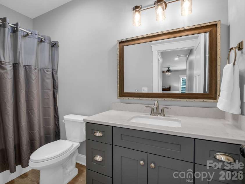 1338 Andrews Mill Road, Bostic, NC 28018.  MLS# CAR4402015, YatesRealty ID 35754. Basement bath